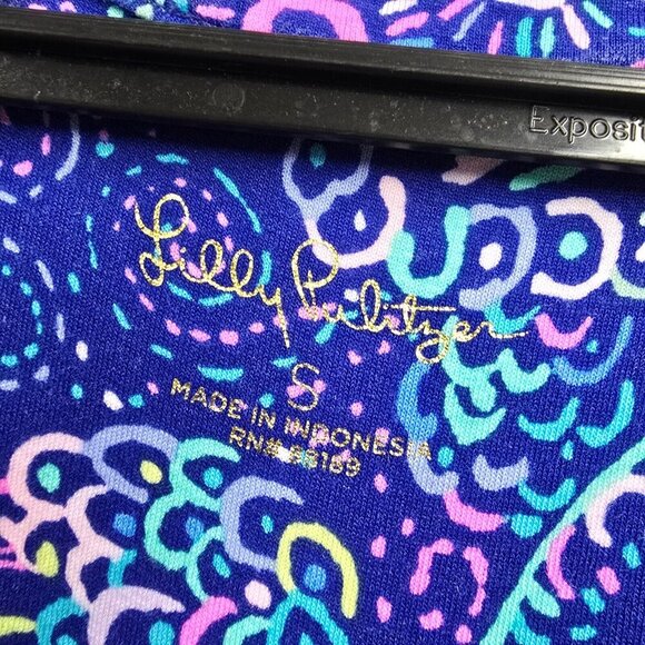 Lilly Pulitzer Aubrey Women Shift Dress Size Small Turtle Print Resort Vacation - Picture 5 of 12